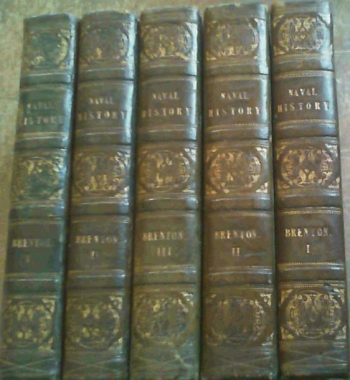 The Naval History of Great Britain from the year MDCCLXXXIII to MDCCCXII - Five Volumes