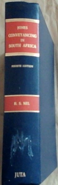 Jones conveyancing in South Africa. 4th Edition