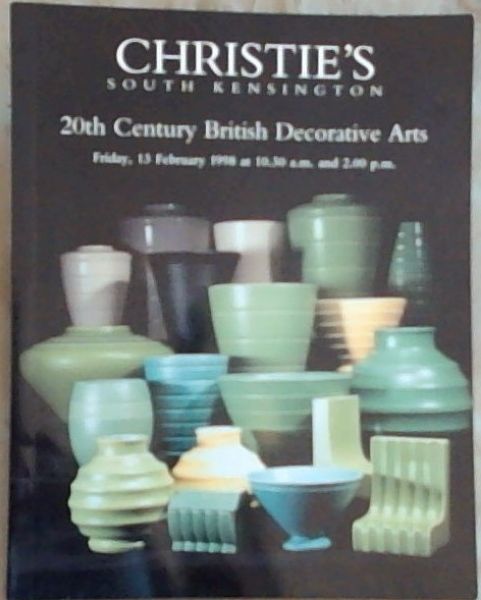 Christie's South Kensington 20th Century British Decorative Arts: 13 February 1998
