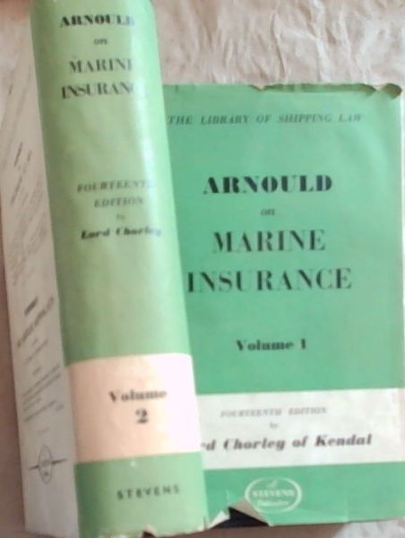 Arnould on the Law of Marine Insurance and Average. 14th edition. [2 volumes]