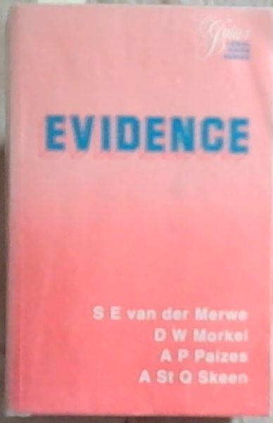 Evidence (Juta's legal guide series)