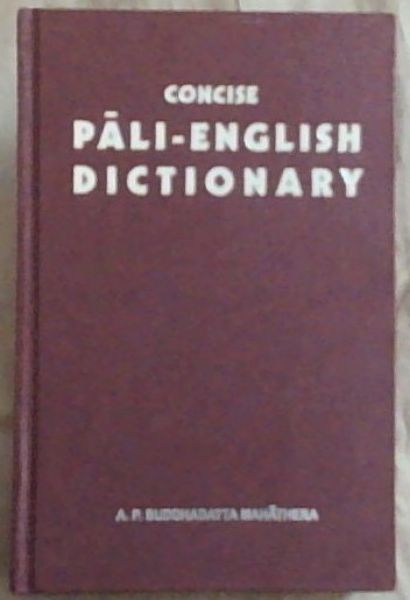 Concise Pali-English Dictionary
