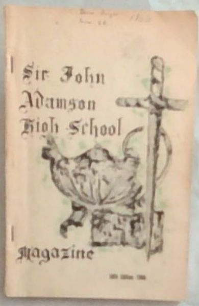 Sir John Adamson High School Magazine, 1966