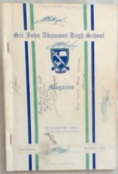 Sir John Adamson High School Magazine, December 1962