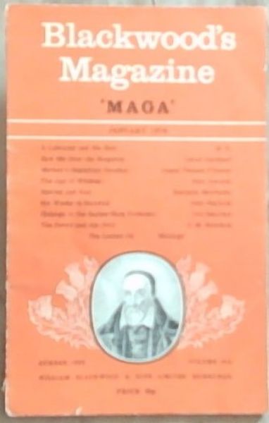 Blackwood's Magazine 'MAGA' - January 1976, Volume 319