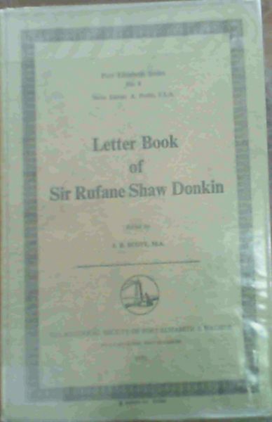 Letter Book of Sir Rufane Shaw Donkin