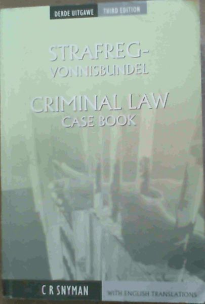 Strafregvonnisbundel / Criminal Law Case Book