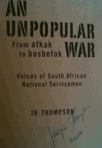 An Unpopular War