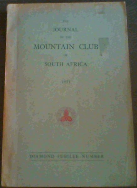 The Journal Of The Mountain Club Of South Africa