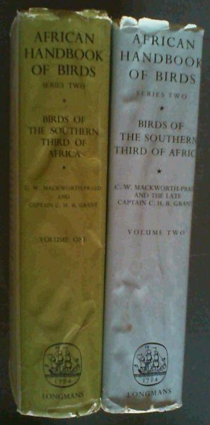 Birds of the Southern Third of Africa (African Handbook of Birds Series 2) 2vols