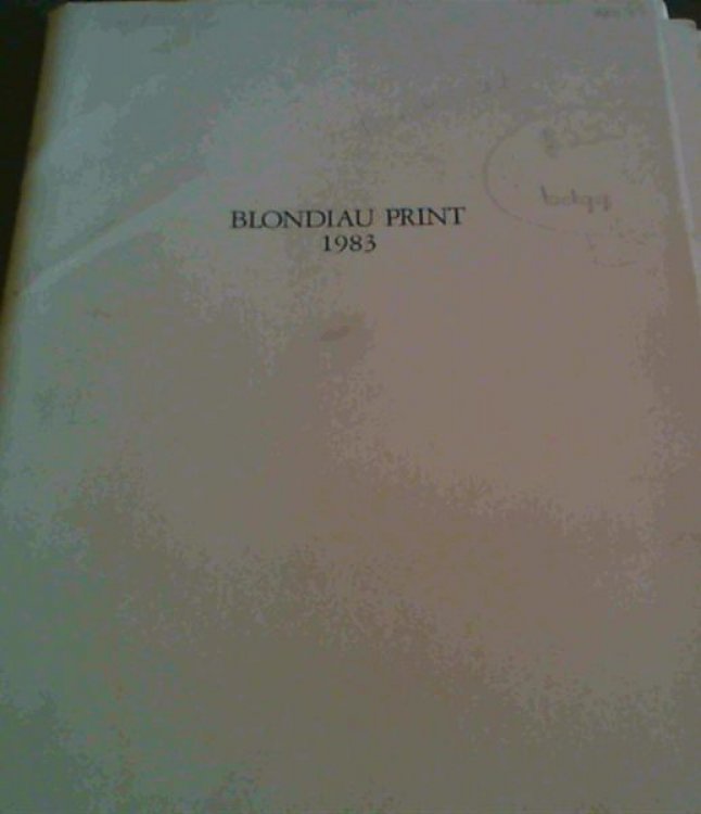 Blondiau Print