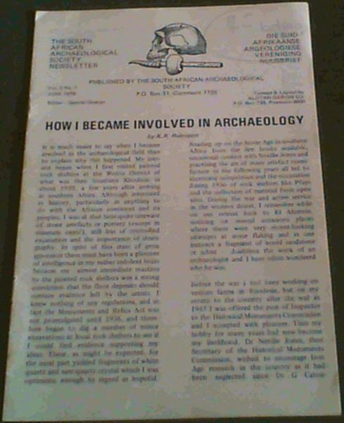 The South African Archaeological Society Newsletter Vol. 2 No. 1 June 1979