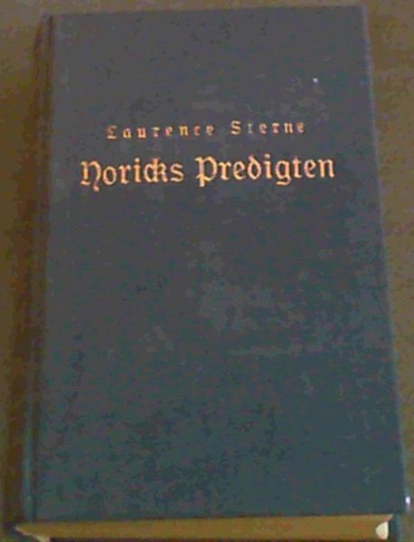 Die Bcher der Abtei Thelem - begrnden von Otto Julius Bierbaum XXX Band : Laurence Sterne - Yoricks Predigten zweiter band
