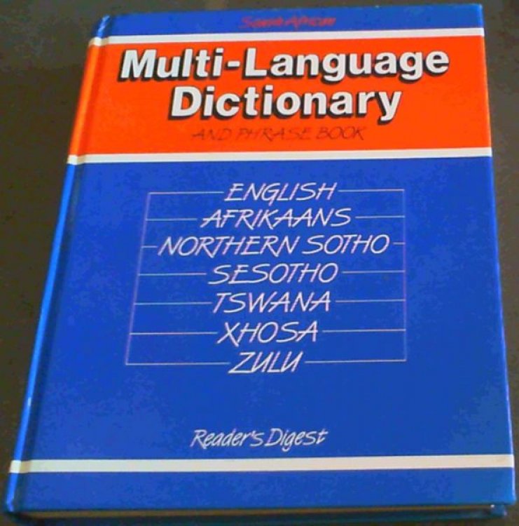South Africa Multi-Language Dictionary and Phrase book