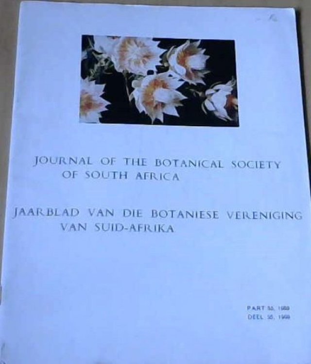 Journal of the Botanical Society of South Africa: Jaarblad van die Botaniese Vereniging van Suid-Afrika Part/Deel 55