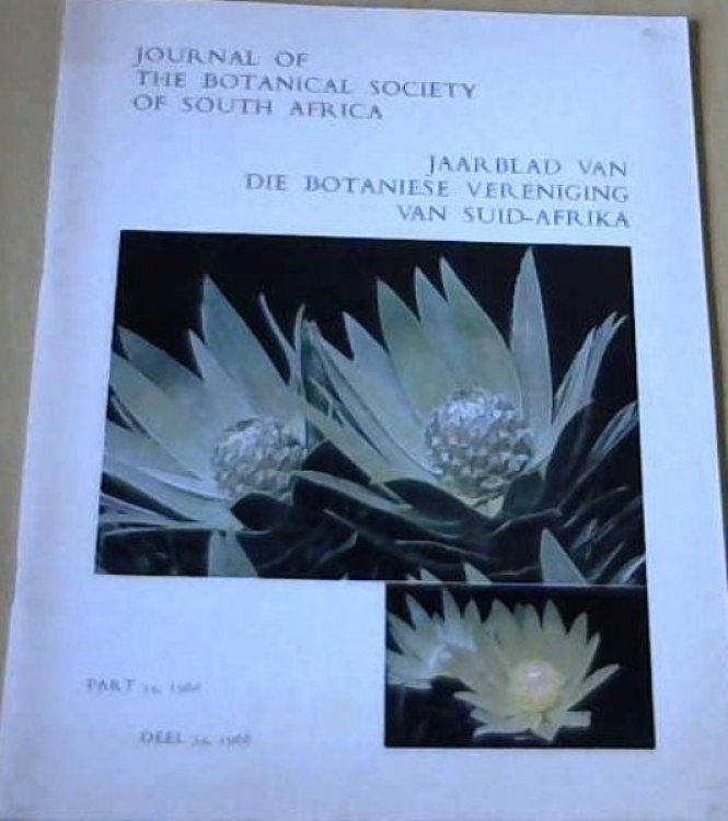 Journal of the Botanical Society of South Africa: Jaarblad van die Botaniese Vereniging van Suid-Afrika Part/Deel 54