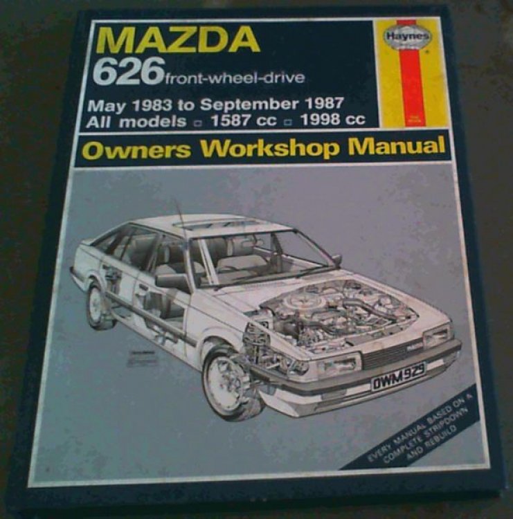 Mazda 626 Owners Workshop Manual front- wheel- drive (Service & repair manuals)