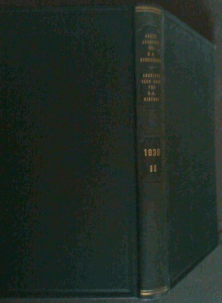 Archives Year Book For S. A. History ; Argief-jaarboek vir Suid-Afrikaanse Geskiedenis Part 2 Only