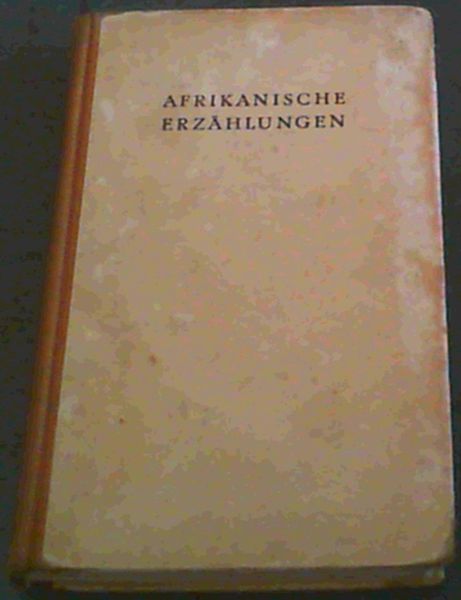 Afrikansche Erzhlungen