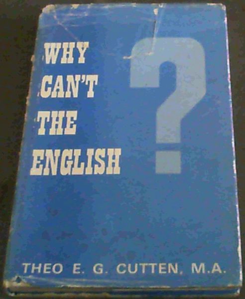 Image for Why Can't The English Why Can't The English