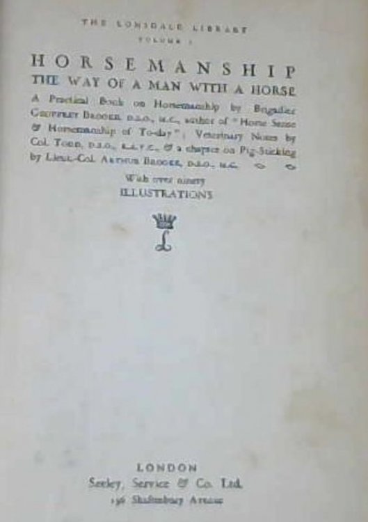Horsemanship: The way of a man with a horse