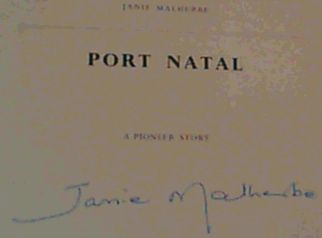 Port Natal : A Pioneer Story