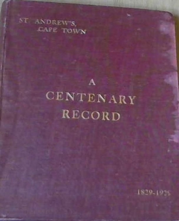 A Centenary Record 1829 - 1929