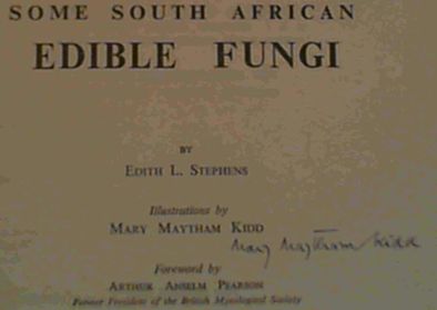 Some South African Edible Fungi