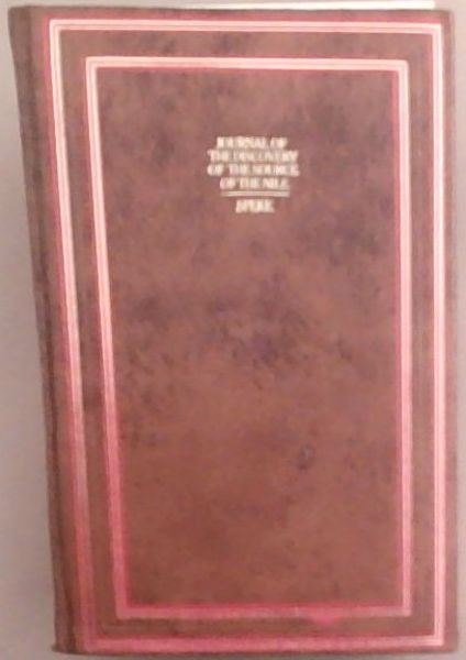 Journal of The Discovery of The Source of The Nile