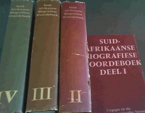 Suid-Afrikaanse Biografiese Woordeboek - 4 Volumes