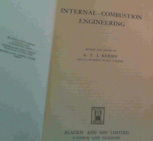 Internal - Combustion Engineering