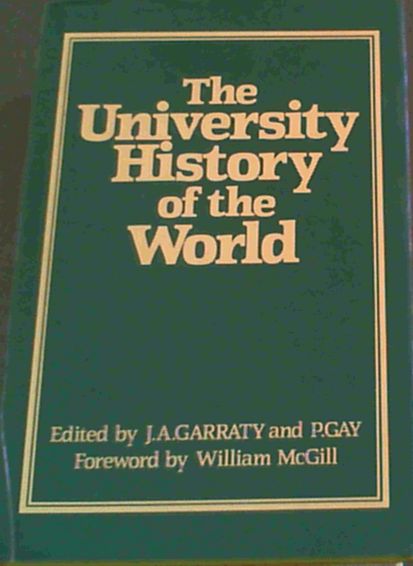 The University History of the World