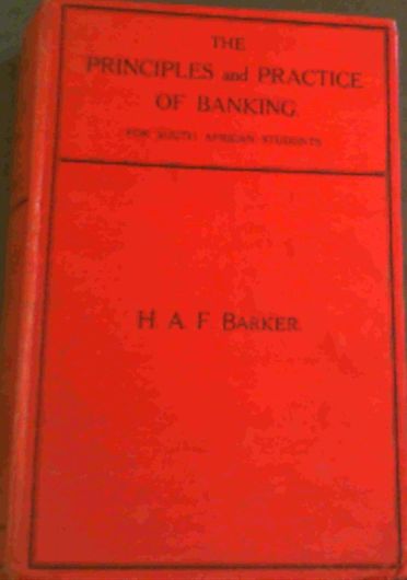 The Principles and Practice of Banking for South African Students