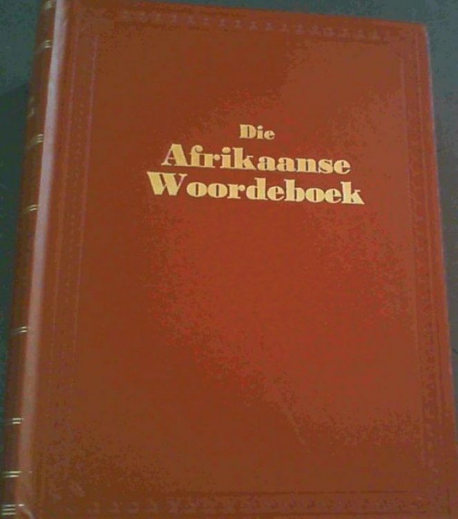 Die Afrikaanse Woordeboek Deel 2 ;D. - F.