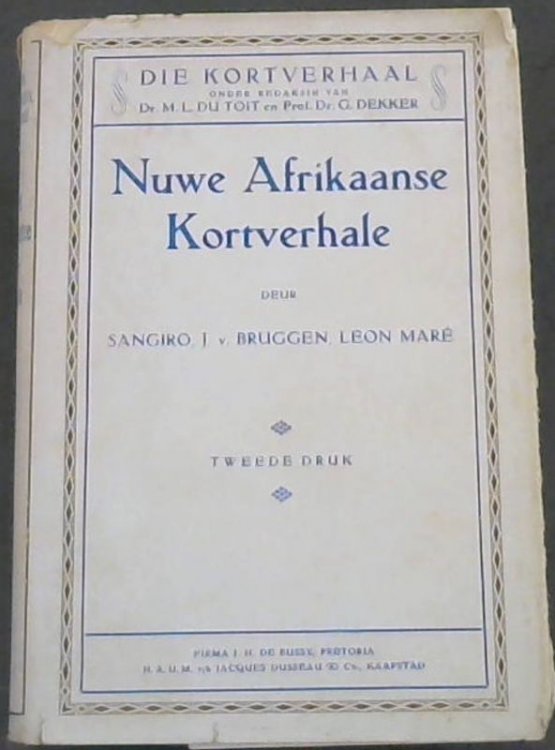 Nuwe Afrikaanse Kortverhale