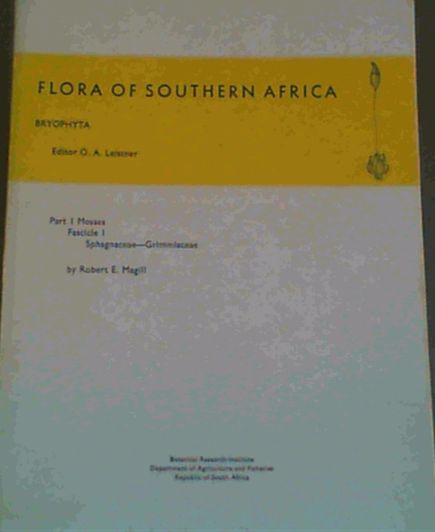 Image for Bryophyta (Flora of southern Africa) Part 1 Only. Bryophyta (Flora of southern Africa) Part 1 Only.