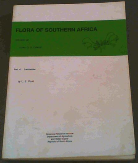 Flora of Southern Africa Series, Vol. 28 Part 4 : Lamiaceae