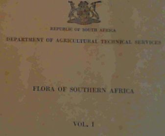 Flora of Southern Africa which deals with the territories of the Republic of South Africa, Basutoland, Swaziland and South West Africa - Vol. 1