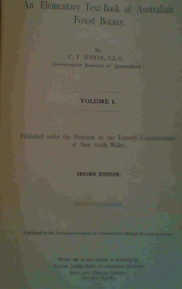An Elementary Text-Book of Australian Forest Botany