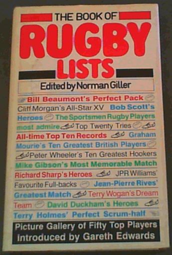 The Book of Rugby Lists