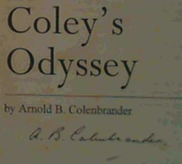 Image for Coley's odyssey Coley's odyssey