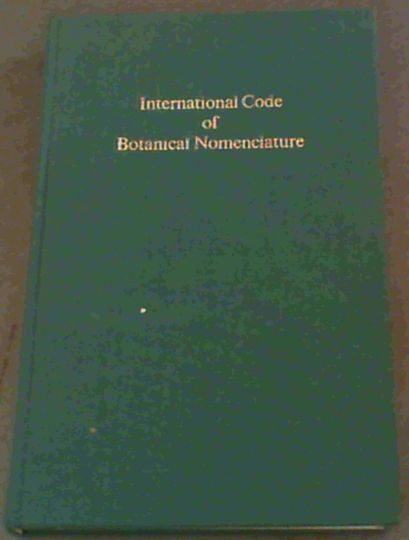 International Code of Botanical Nomenclature