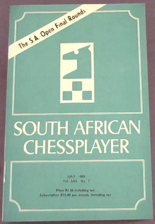 Image for South African Chess Player - July 1982 - Vol XXX, No. 7 South African Chess Player - July 1982 - Vol XXX, No. 7