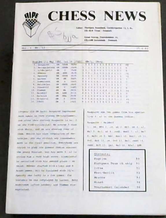 Chess News - Vol. 6 No. 12 - 27.6.1982