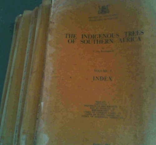 The Indigenous Trees of Southern Africa (5 Volumes - inlcuding index)