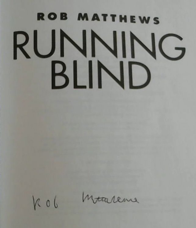 Running Blind: The Inspiring Story of One Man's Journey into the Night