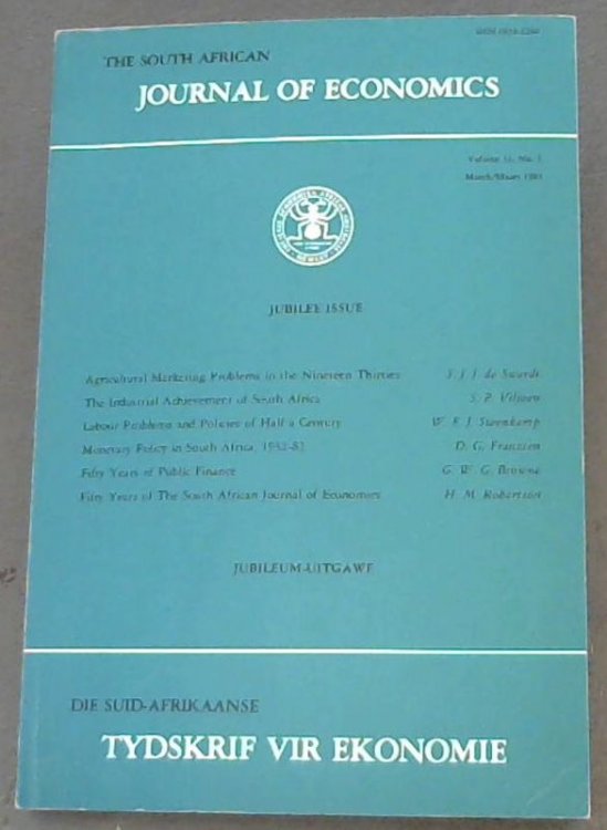 The South African Journal of Economics ( volume 51 No. 1)