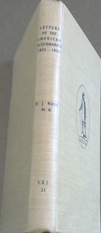 Letters of the American Missionaries 1835- 1838
