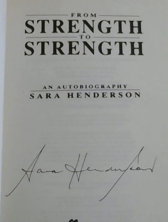 From Strength to Strength: An Autobiography