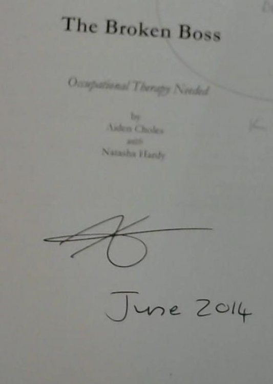 The Broken Boss : Occupational Therapy Needed